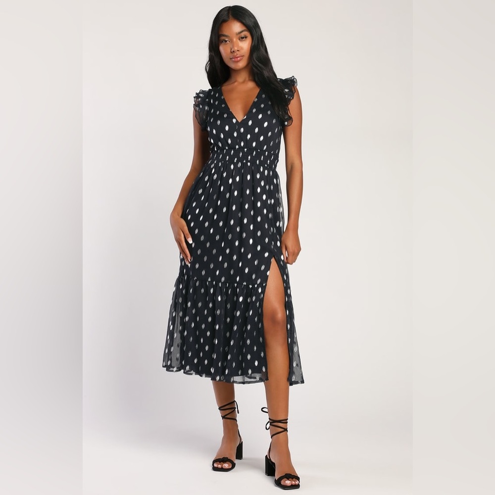 Lulus Cause to Celebrate Midi Dress